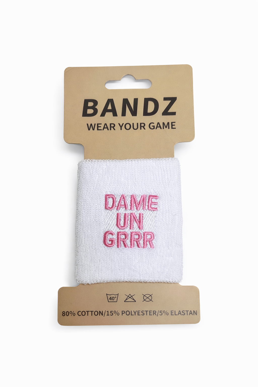 Bandz Padel Wristband Alb/Grr